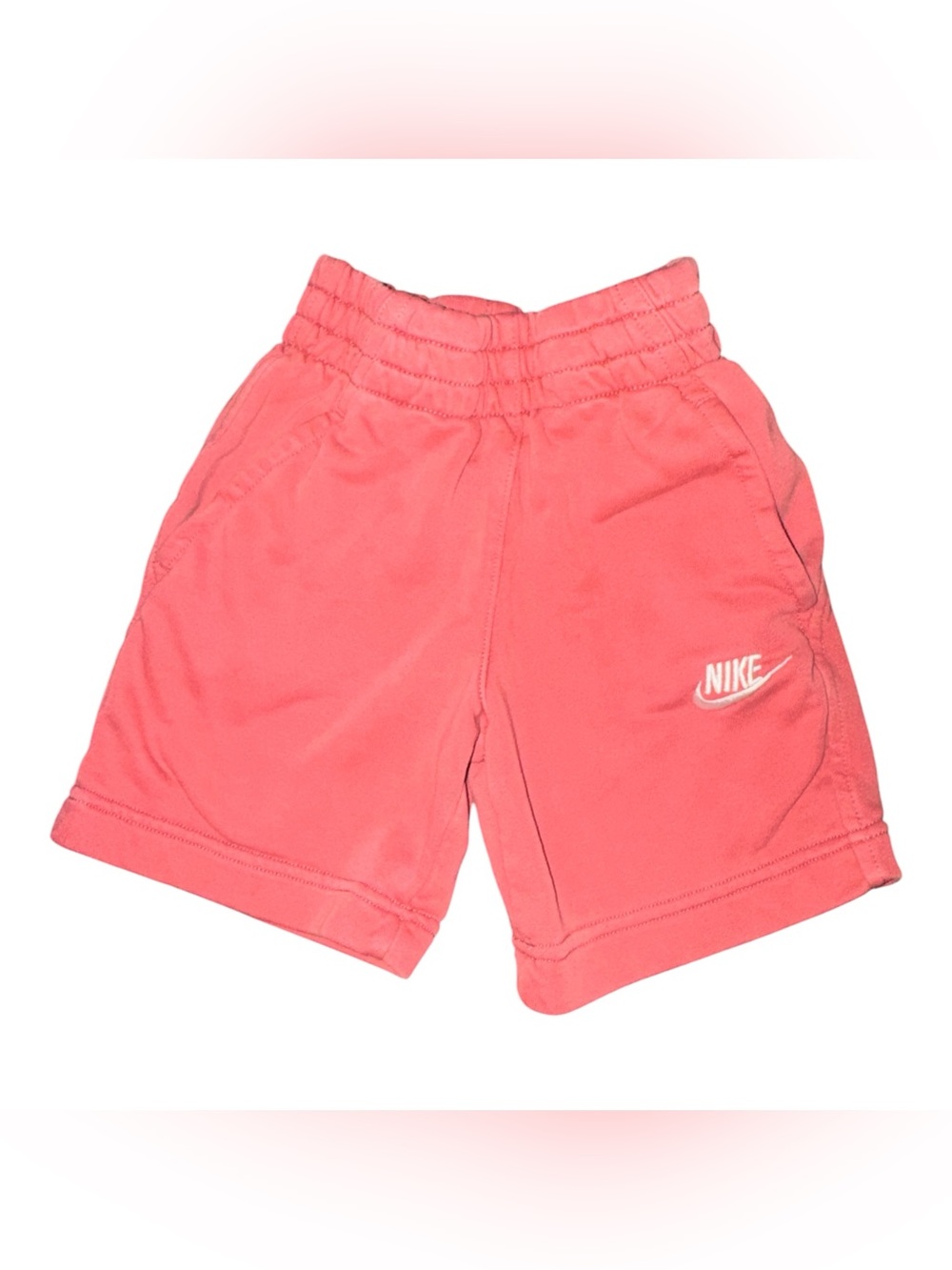 Nike Kids Coral Athletic Shorts Size XS 7/8 Active Gym Shorts Basketball Sports